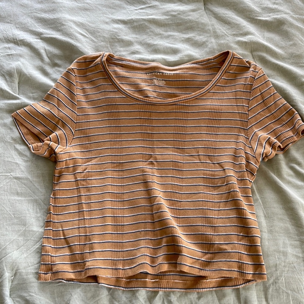 American Eagle Cropped Tee
